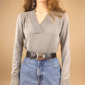 Light Brown Grey Long Sleeve